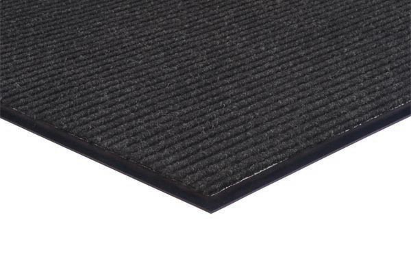 Capture dirt and moisture with the Apache Rib indoor entrance mat.