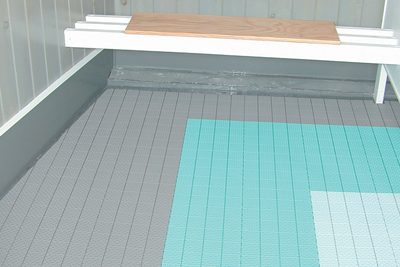 spa pool wet tile