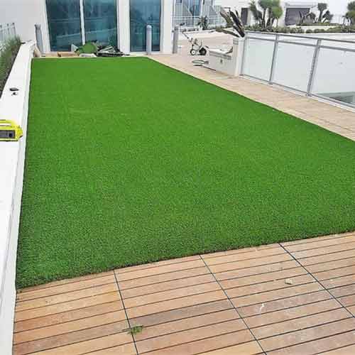 Roof Open Drainage Tile systems grass.