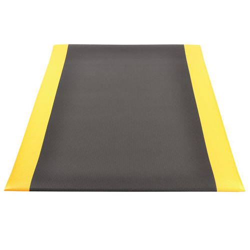 Blade Runner with Dyna Shield Anti-Fatigue Mat 3x60 ft black and yellow full.