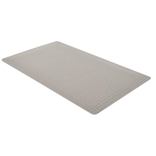 Cushion Trax Anti-Fatigue Mat 4x75 ft gray full tile.