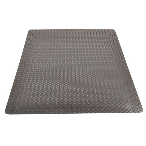 Diamond Tuff Max Anti-Fatigue Mat 4x75 ft full mat black.