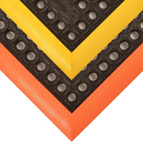 Safety Stance 4-Side Anti-Fatigue Mat 40x124 inch colors.
