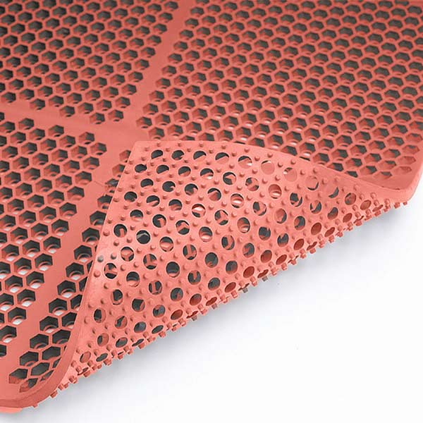 Honeycomb Medium Duty Red Mat 3x4 feet