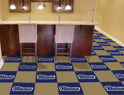 NFL St. Louis Rams 18x18 carpet tile