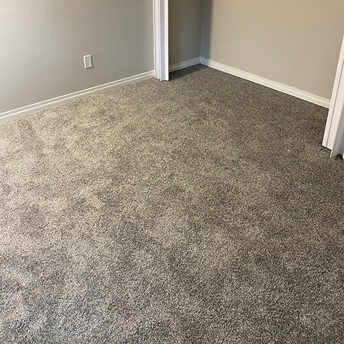 LCT Plush Luxury Carpet Tiles in bedroom with small closet