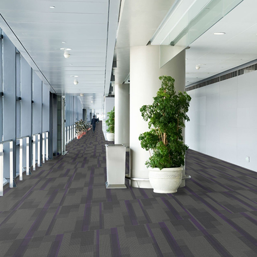 Magnify Commercial Carpet Tiles 24x24 inch Carton of 18 Hallway Royal Purple