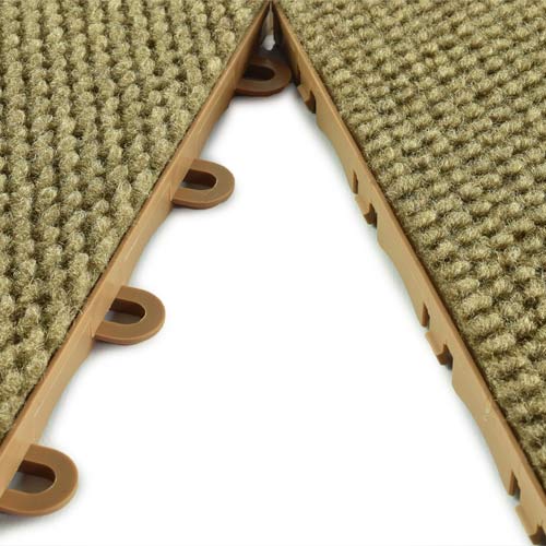 Carpet Square Modular Trade Show Tiles 20x20 Ft. Kit open interlocks