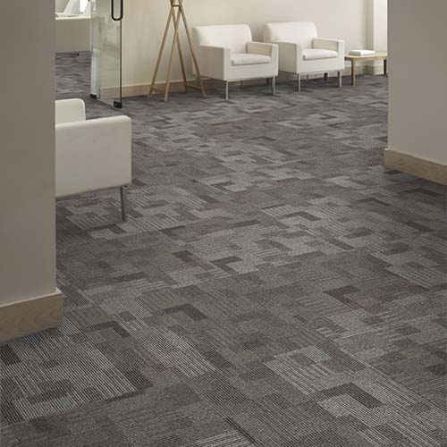 Cityscope Commercial Carpet Tile 24x24 Inch Carton of 24 Town Square Install Multidirectional