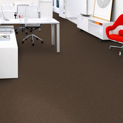 Rule Breaker Commercial Carpet Tiles hickory solid install.