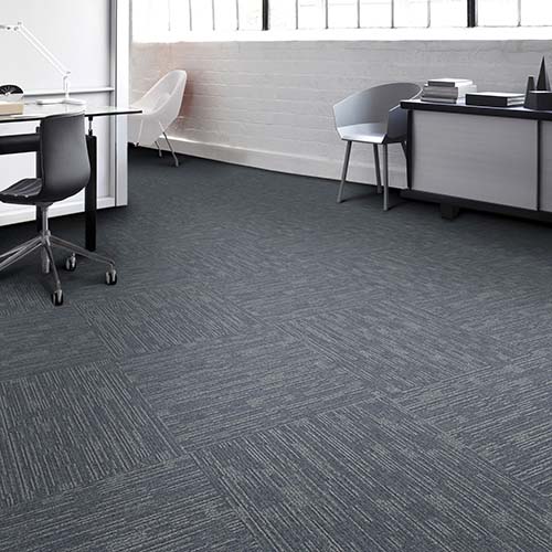 Surface Stitch Commercial Carpet Tiles 24x24 Inch Carton of 24 Space Install Quarter Turn