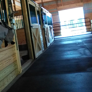 barn aisle flooring