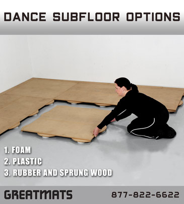 Dance subfloor options info