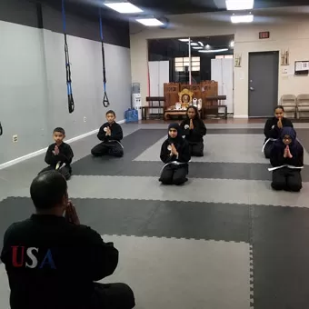 1 inch karate mats at silat martial arts studio