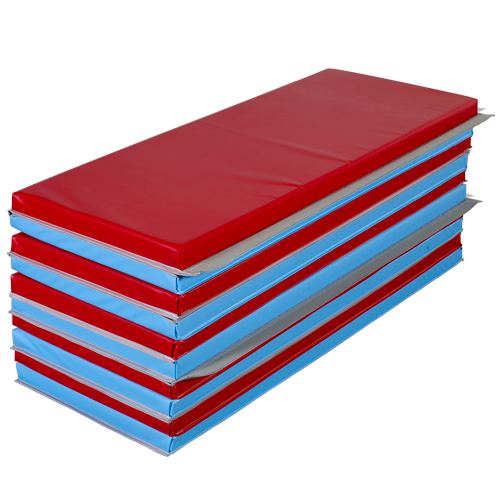 Gym Mat Custom blue and red