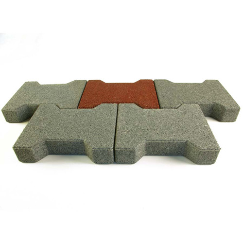 Dog Bone Outdoor Paver Tiles 1-3/4 Inch All Colors Terra Cotta.