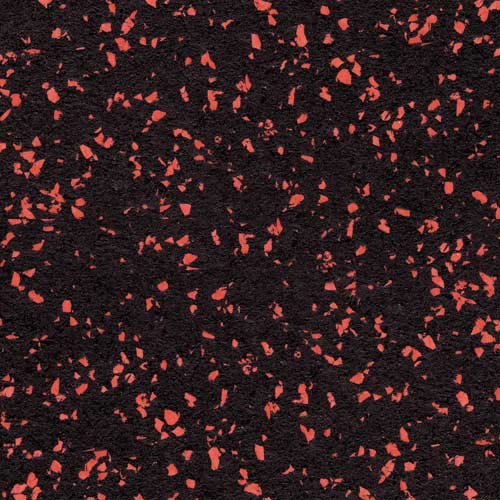 Rippin red Interlocking Rubber Tile 23x23 Inch x 8 mm 20% Color Eureka