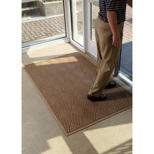 Waterhog Fashion Diamond Indoor Outdoor Entrance Mat 35x46 inches outside entrance.