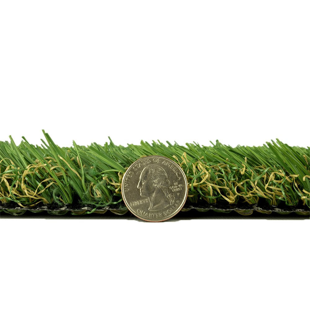 ZeroLawn Choice Artificial Grass Turf 1-1/4 Inch x 15 Ft. Wide per SF Top coin thickness comparsion