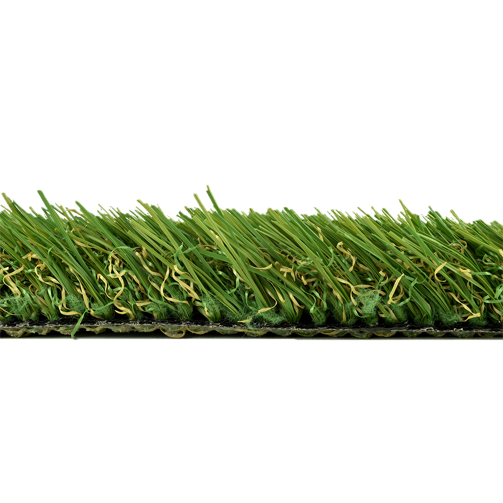 Side close up view ZeroLawn Premium Artificial Grass Turf 1-1/2 Inch x 15 Ft. Wide per SF