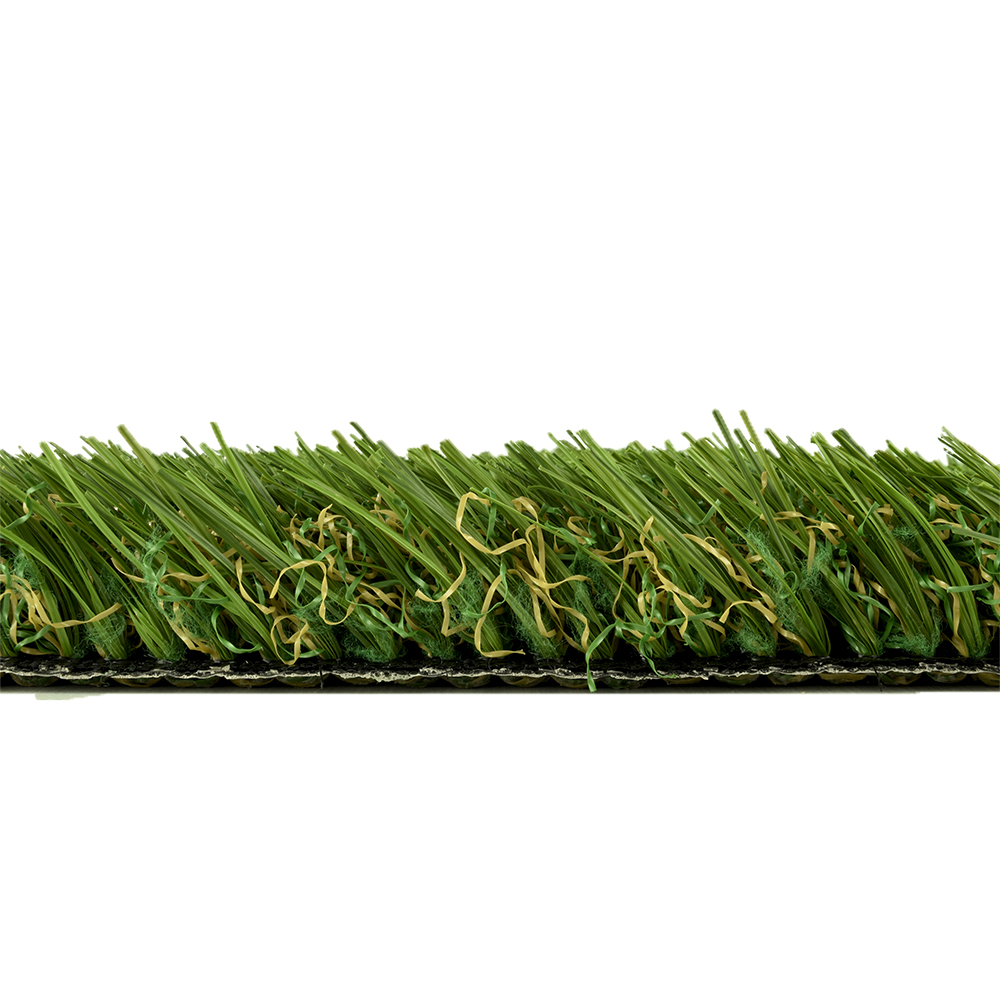 Side view close up ZeroLawn Traditional Artificial Grass Turf 1-1/2 Inch x 15 Ft. Wide per SF