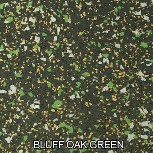 FlexeCork Interlocking Cork Rubber Tile 1/4 Inch close up of bluff oak green color