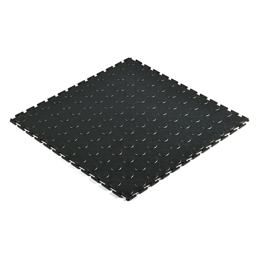 coin garage floor tile black