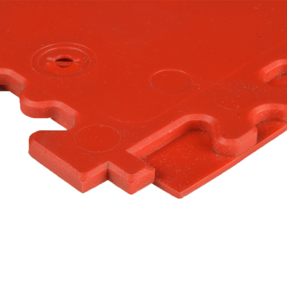 SupraTile 4.5MM T-JOINT 20.5x20.5 in Textured Red back corner