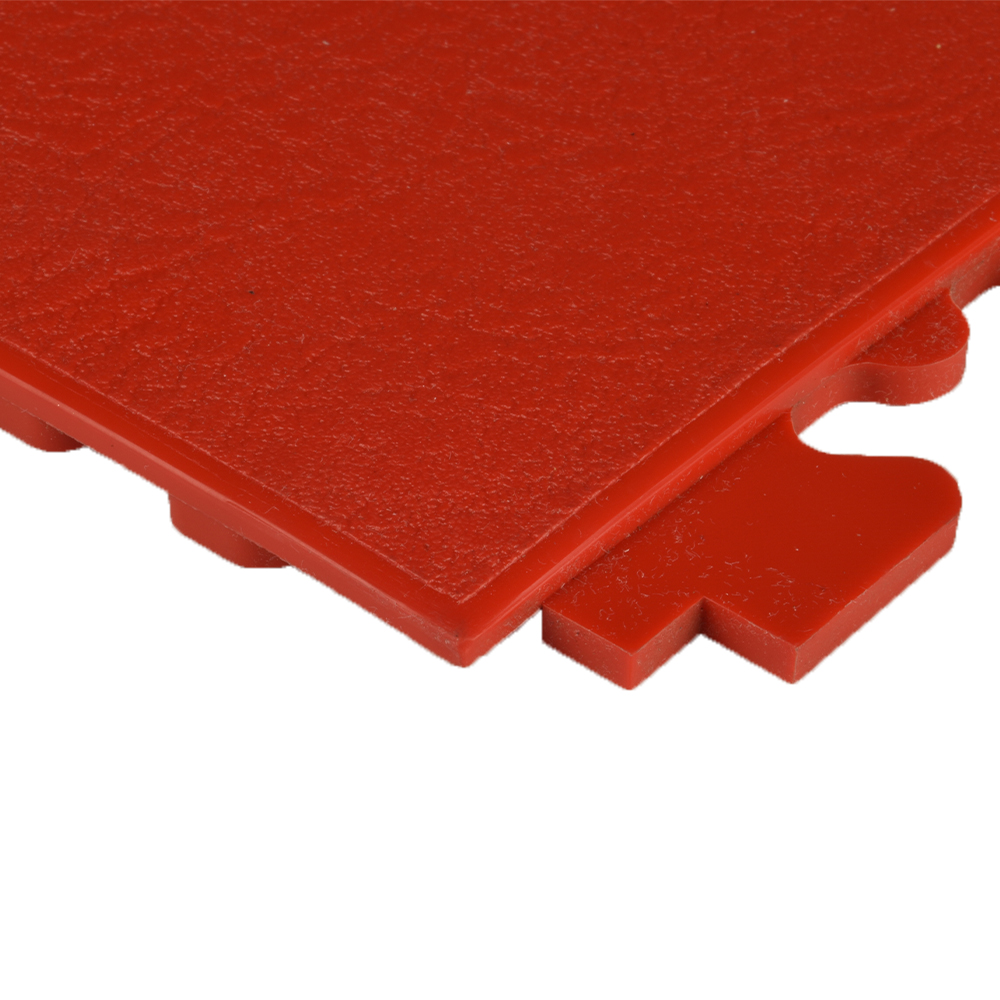 SupraTile 4.5MM T-JOINT 20.5x20.5 in Textured Red top corner