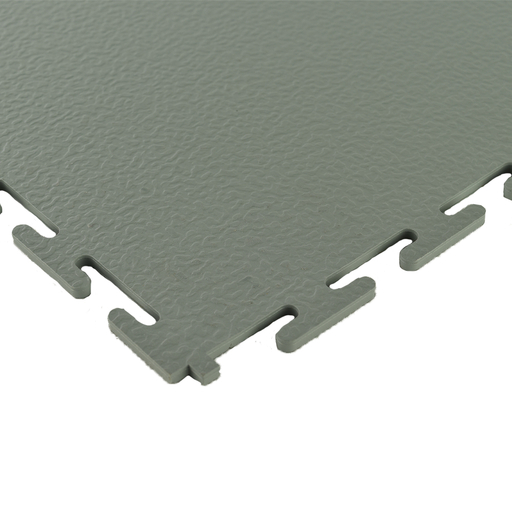 SupraTile 4.5 mm T-Joint Textured Black / Grays corner view