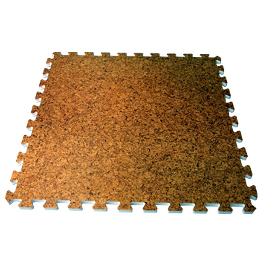 Cork Foam Tiles showing full tile.