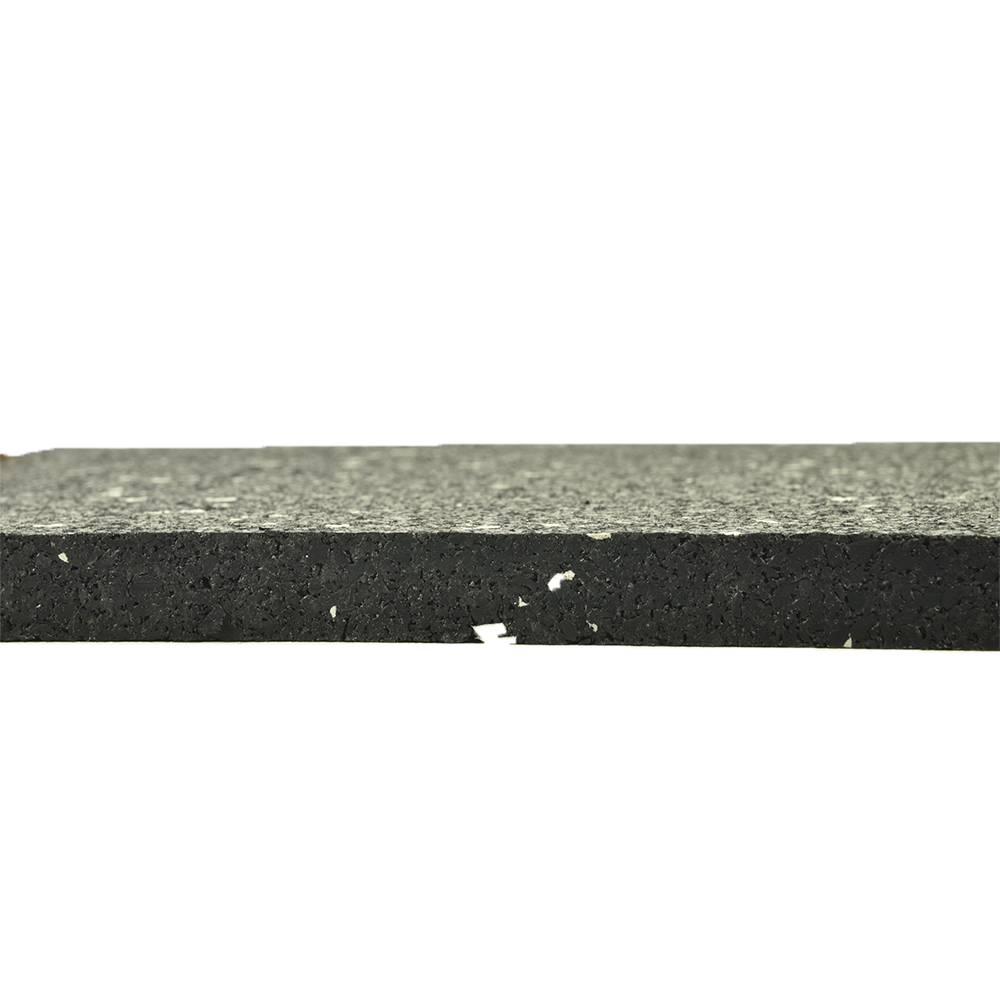 Side view ForceFit Athletic Rolled Rubber 10% Color 3/8 Inch x 4 Ft. Wide Per SF