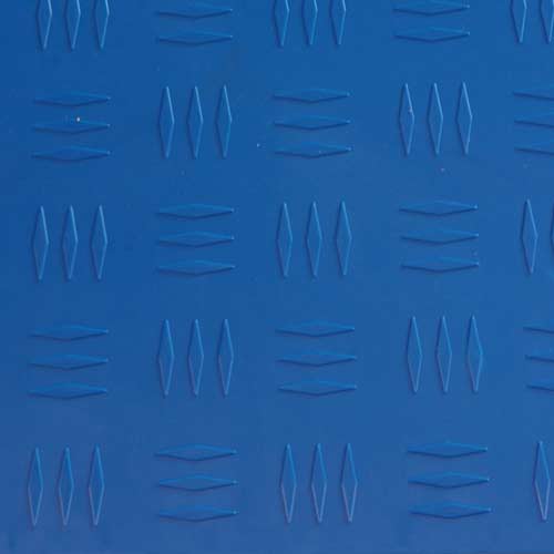 Garage Floor Tile Diamond blue texture.