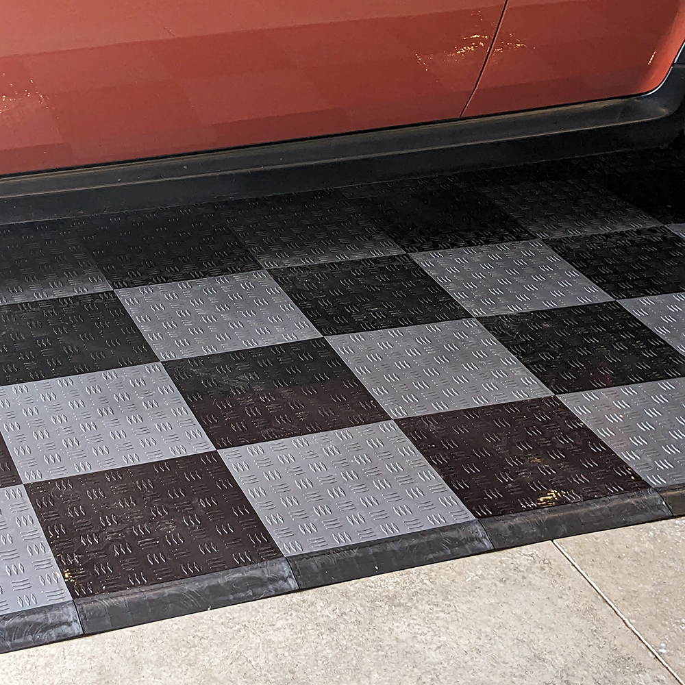 border edge ramps for garage flooring