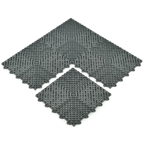 Interlocking Snap Together Garage Tile product - showing 4 tiles