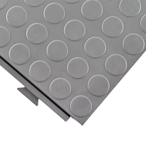 Warehouse Floor Tile Hiddenlock Coin Floor Tile Gray