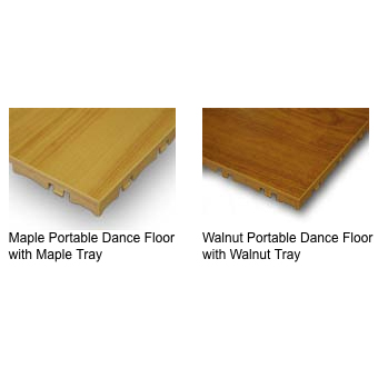 Commercial LVT portable dance flooring with durable surface wear layer