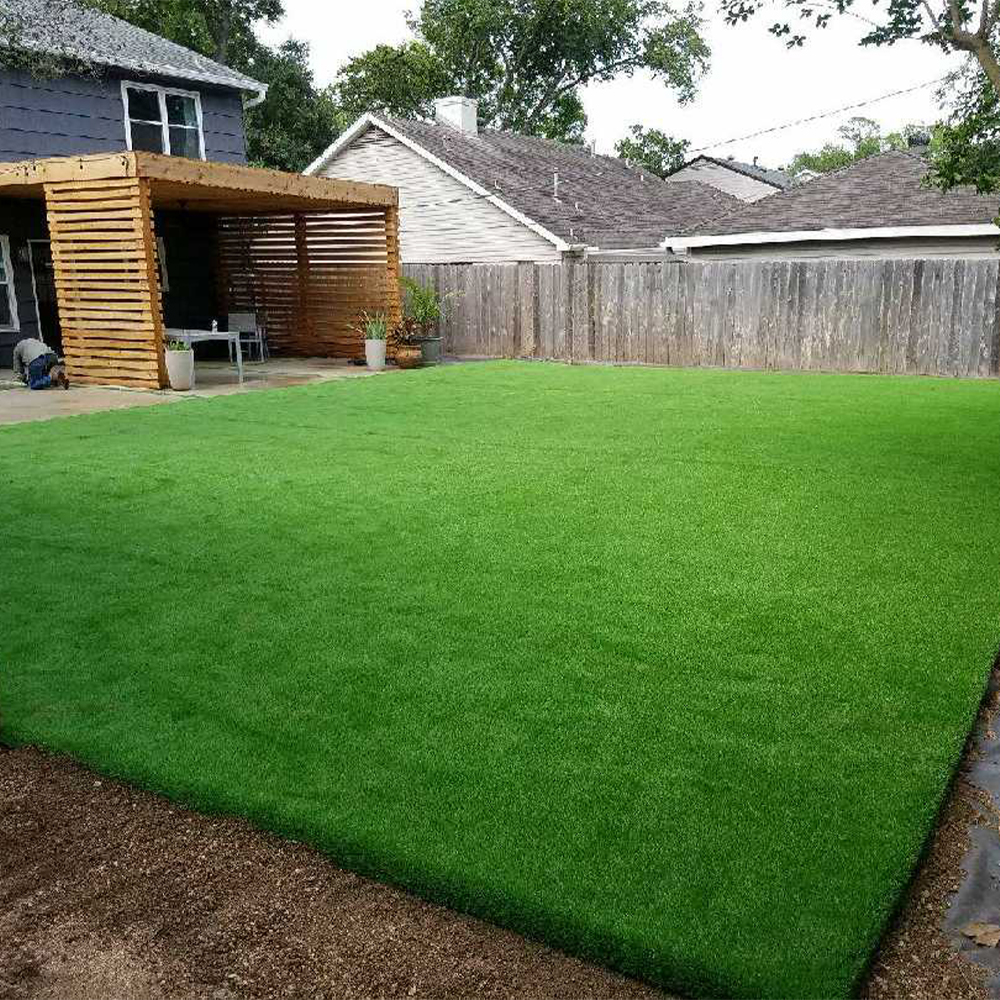 Backyard pergola Countryside Deluxe Artificial Turf Roll 1-1/2 Inch x 15 Ft. Wide Per SF