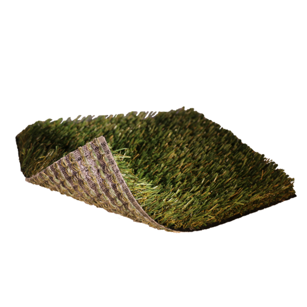 Curl top and bottom textures Countryside Deluxe Artificial Turf Roll 1-1/2 Inch x 15 Ft. Wide Per SF
