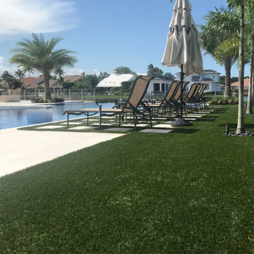 Endless Summer Artificial Turf on Poolside Outdoors