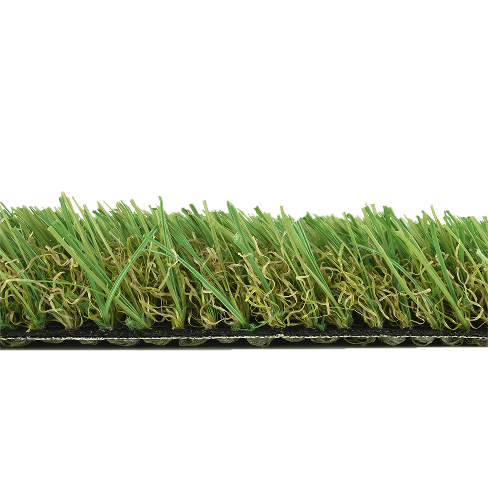 Traffic Blade Silver Artificial Turf thickness view
