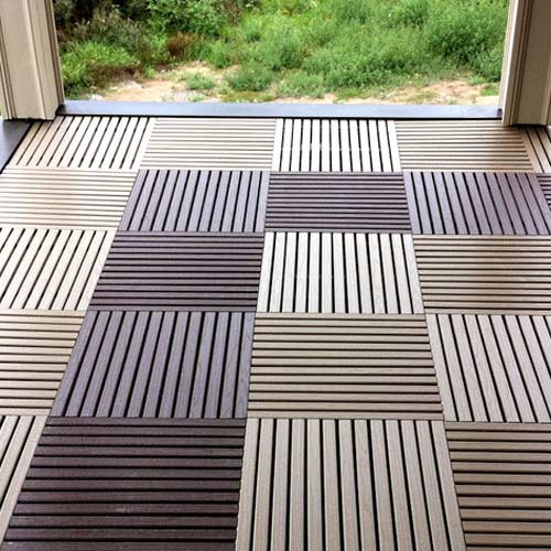 GreatDeck Outdoor PVC Deck Tile Outdoor PVC Rooftop and Deck Tile