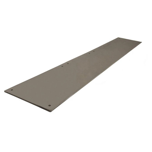 Ground Protection Mats 2x8 ft Black smooth side top view