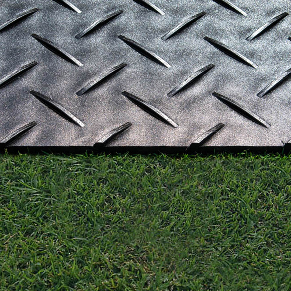 Mat over turf Gmats Ground Protection Mat 1/2 Inch x 4x8 Ft.