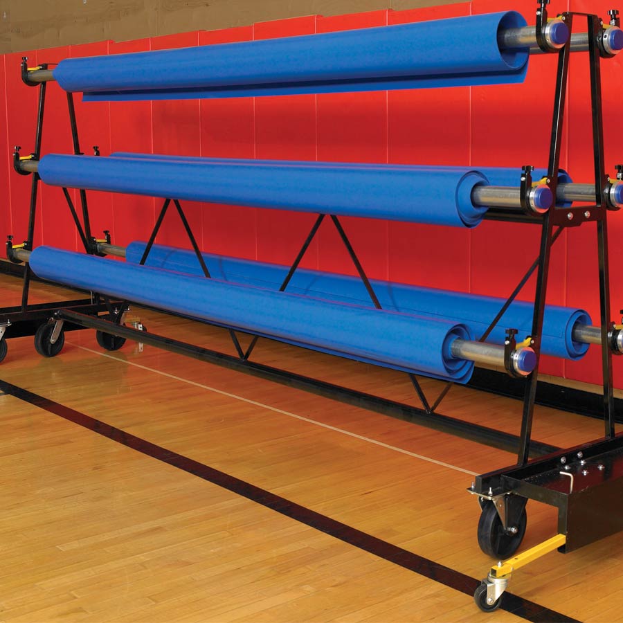 Gym Floor Cover Racks for Storage