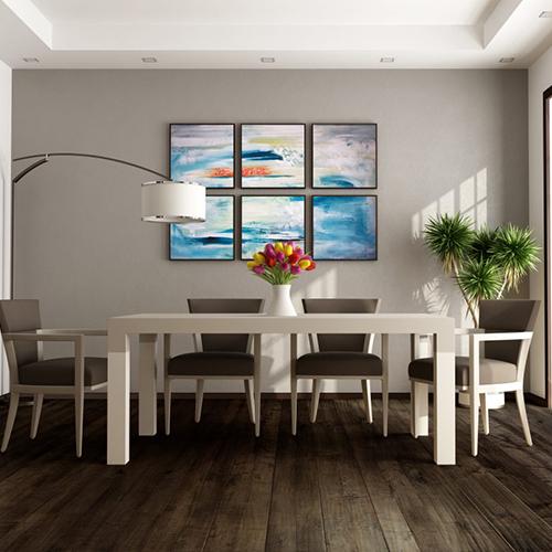 Hampton Suite Engineered Hardwood Flooring Honey Dining Room