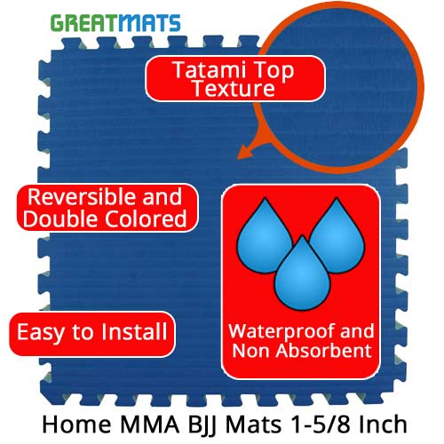 BJJ Mats for Home 1.5 Inch infographic
