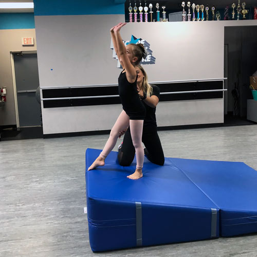 Incline Wedge Folding 60x84x18 for dance student.