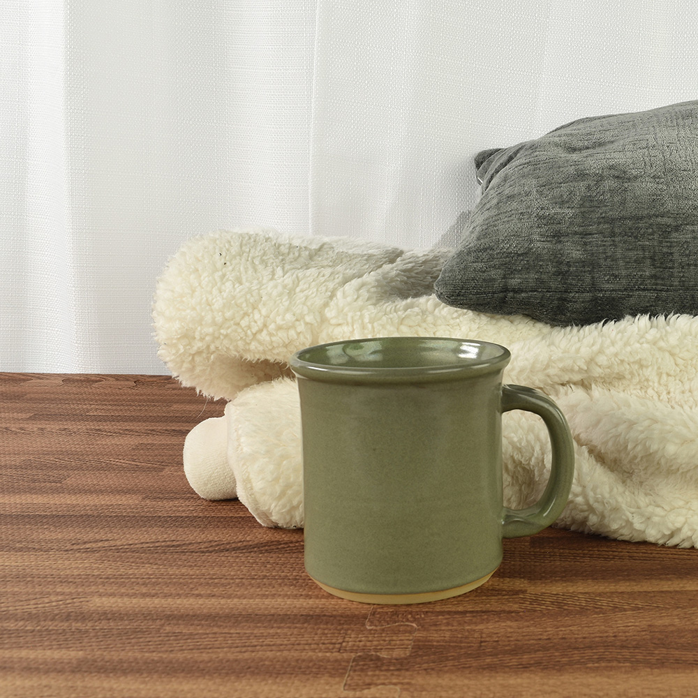 wood grain reversible foam flooring tiles with blanket and coffee cup