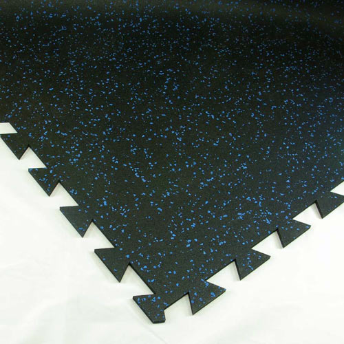 Geneva Interlocking Rubber Tile All Sizes blue color